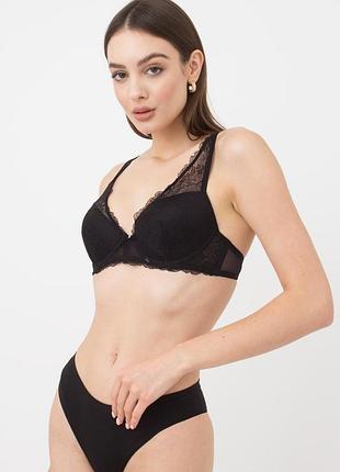Мереживний бюстгальтер giulia letizia 1242/41n 80c black-black