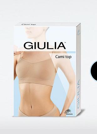 Бесшовный топ на тонких бретелях giulia cami top