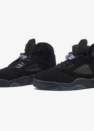Jordan 5 black dark blue gum 41 уценка 42 уцінка