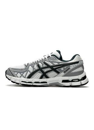Кроссовки asics gel-kayano 20 white grey 44