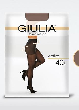 Колготки корректирующие giulia active 40 day, 3 fumo, 4