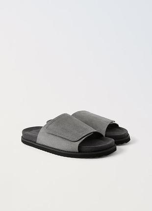 Нові шкіряні сандалі zara