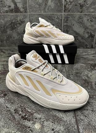 Adidas ozelia light grey, кросівки чоловічі адідас озелія світло-сірі