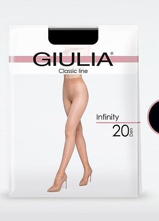 Классические колготки без шортиков infinity 20 nero, 4(l) nero, 5(xl)