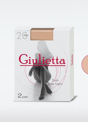 Гольфы полиамидные giulietta daily 20 gambaletto (уп) daino, 0