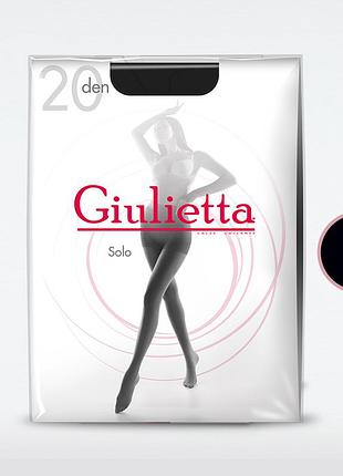 Классические колготки с шортиками giulietta solo 20 (new) glace, 2 nero, 4