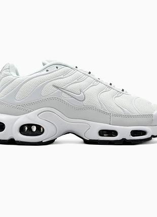 Кроссовки nike air max tn plus white/grey 44