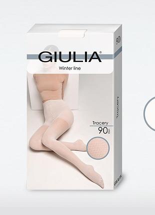 Фантазійні колготки giulia tracery 90 (2) powder puff, 4