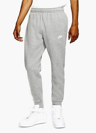 Штани чоловічі nike sportswear club fleece grey bv2671-063