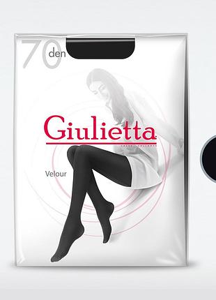 Сезонные классические колготки giulietta velour 70 (new) nero, 2 nero, 3