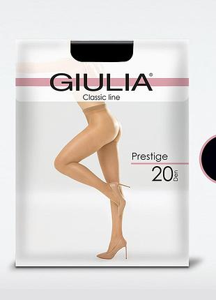Классические прозрачные колготки giulia prestige 20 day, 3 nero, 3