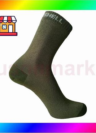 Bs шкарпетки водонепроникні dexshell best mix ultra thin crew og (хакі) розмір s (36-38) bas77/n