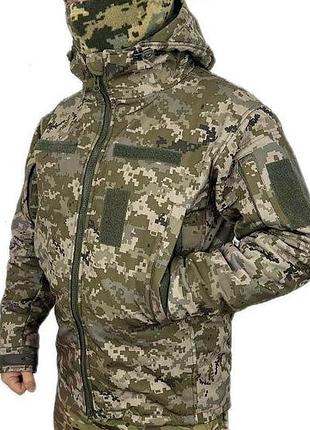 Куртка зимова soft shell omni-heat ттх, піксель, 50