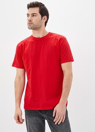 Футболка мужская базовая красный, 3xl