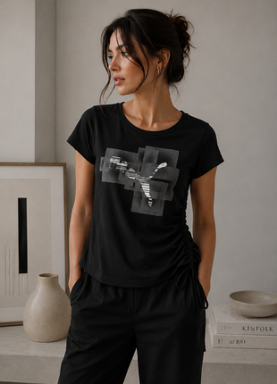 Оригинального кроя футболка puma