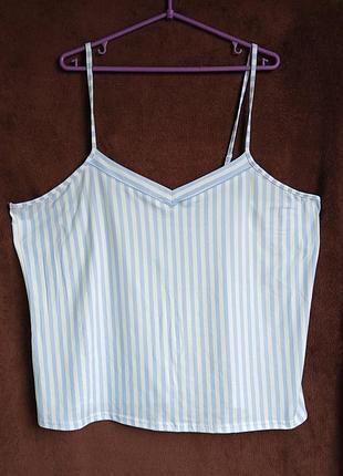 Майка женская в полоску, 2хл,  eur 50-52
