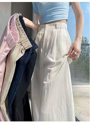 Льняные палаццо в стиле бохо ❤️ 5 цветов