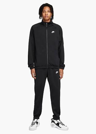 Спортивний костюм чоловічий nike poliestrowej club black fb7351-010
