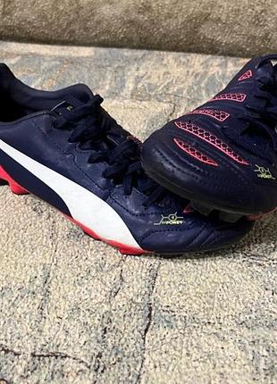Футбольні бутси puma evopower 39 розмір рожеві