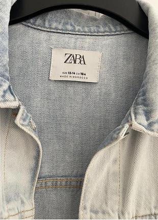 Джинсова куртка zara 3