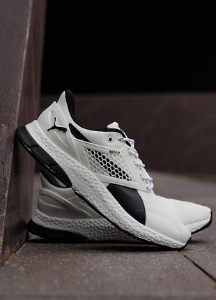 Кроссовки мужские puma hybrid astro white black, пума гибрид астро белые