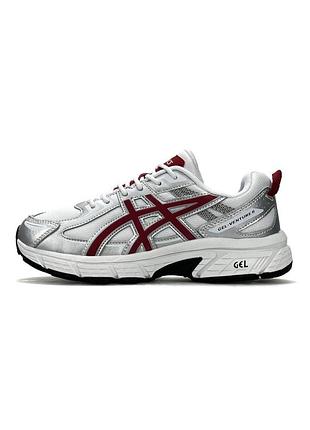 Кроссовки asics gel-venture 6 white metallic red 38