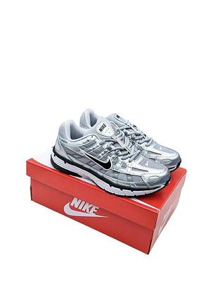 Жіночі кросівки nike p-6000 silver срібло