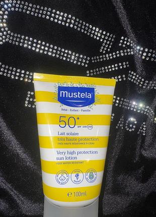 Мінеральний сонцезахисний засіб для детей, spf 50,100 мл, mustela, сша