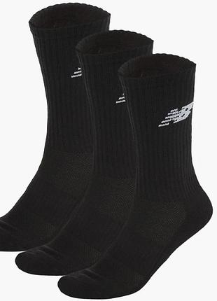 Шкарпетки чоловічі new balance response perf crew black las16463bk