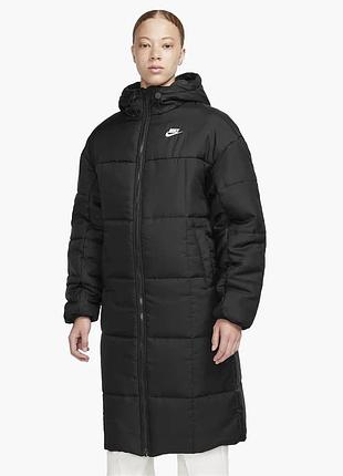 Парка жіноча nike sportswear therma-fit classics womens parka black fb7675-010
