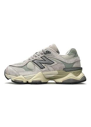 Кроссовки женские new balance 9060 light grey mint 41