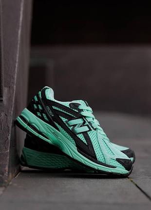 Кроссовки new balance 1906d mint green black, нью баланс 1906д мятные