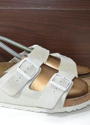 Birkenstock 41-42р шлепанцы босоножки кожаные оригинал