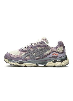 Кроссовки женские asics gel-nyc lavander beige 40