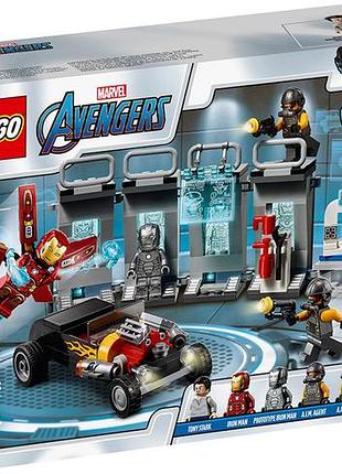 Lego super heroes арсенал железного человека 258 деталей (76167)
