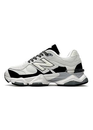 Кроссовки new balance 9060 white grey black 41