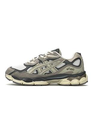 Кроссовки asics gel-nyc grey olive 40