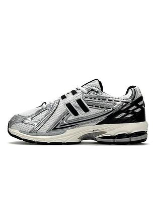 Кросівки new balance 1906r white metallic black 37
