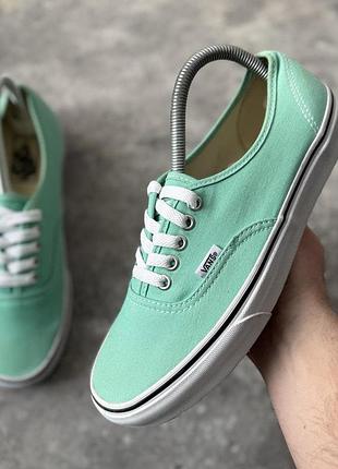Кроссовки мужские vans authentic beach glass mint (40 (25.5 см))
