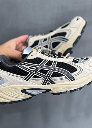 Кроссовки asics gel-kahana tr v4 бежевые с черным для мужчин удобная спортивная обувь асикс гель кахана тр в4