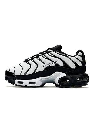 Кроссовки nike air max plus white black 41