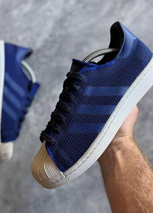Кроссовки мужские adidas superstar knit navy (40 (25.5 см))