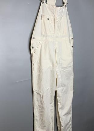 Чоловічий джинсовий комбінезон orslow 1930's overalls japanese оригінал білий розмір l/xl