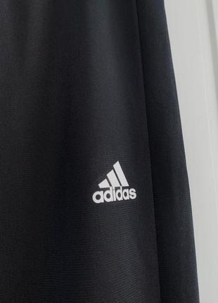 Adidas оригинал чёрные спортивные брюки с-м4 фото