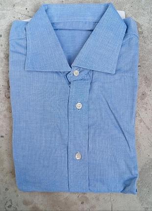 Мужская premium рубашка 100% cotton / herringbone / old money