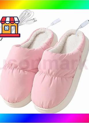 Bs домашние комнатные тапочки best mix с подогревом a-230 pink bas77/n