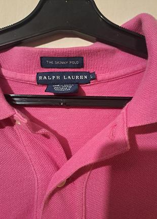Поло ralph lauren pink pony оригінал рожеве 3