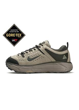 Мужские кроссовки nike acg running gtx beige grey 42