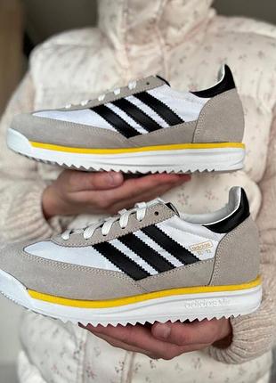 Женские кроссовки adidas originals sl 72 адидас ориджиналс сл 72 серые для повседневной носки