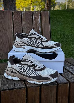 Кроссовки asics gel nyc натуральная кожа